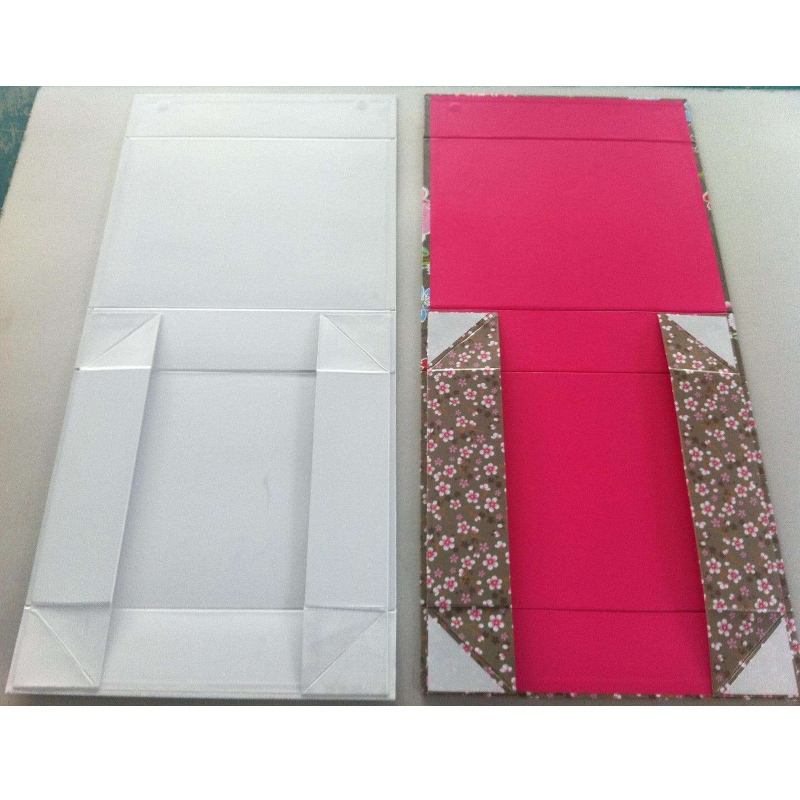 Caja de papel plegable magnética de una pieza con tamaño y logo custormized