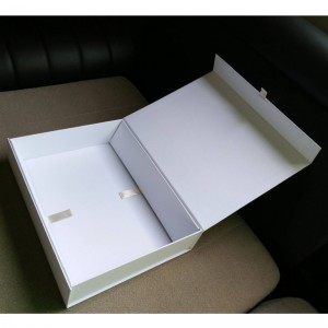 Libro forma rígida regalo cajas de embalaje de cartón
